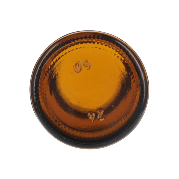 60CC AMBER WIDE MOUTH PACKER ROUND GLASS BOTTLE - 33-405 NECK-detail image