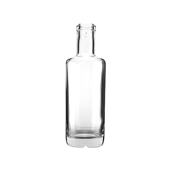 6.76OZ EXTRA FLINT GLASS OXYGEN SPIRITS BOTTLE - 17.5MM BAR TOP