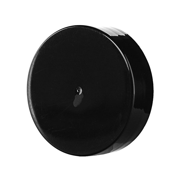 38-400 BLACK SMOOTH SIDE / SMOOTH TOP PP  CAP WITH P22 LINER