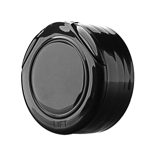 43-485 BLACK PP SPICE FLAPPER 0.250" 5-HOLE WITH HS SFF LINER