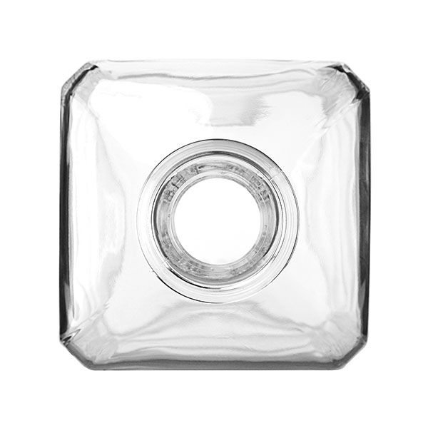 750ML FLINT PARMA SQUARE BASE SPIRIT GLASS BOTTLE WITH 23MM NECK-detail image