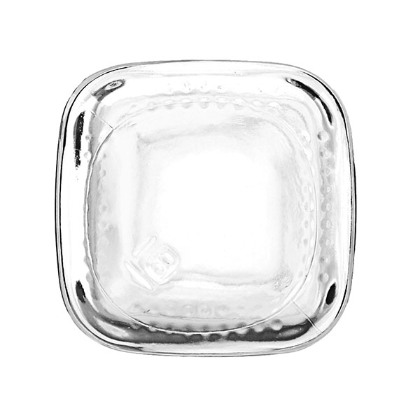 4OZ FLINT GLASS FRENCH SQUARE BOTTLE WITH 33-405 NECK FINISH-detail image