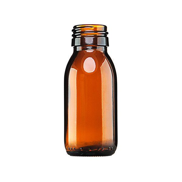 60ML AMBER GLASS SYRUP GLASS BOTTLE - 28MM NECK