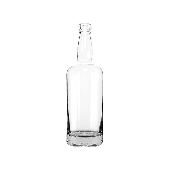 750ML FLINT GLASS GEORGIA SPIRITS BOTTLE ROUND WITH 18.5MM BAR TOP