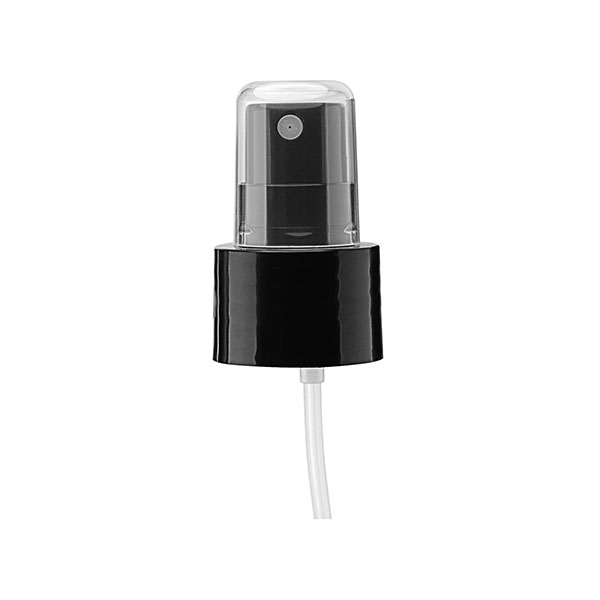 24-410 BLACK SMOOTH SIDE PP OPTIMIST FINE MIST SPRAYER PP LIGHTWEIGHT DUST COVER WITH 10" DTL 0.13CC OUTPUT
