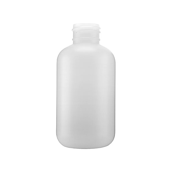 4OZ NATURAL HDPE BOSTON ROUND WITH 24-410 NECK FINISH