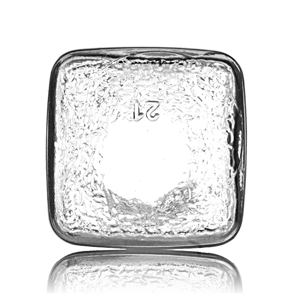 2OZ FLINT GLASS WIDE MOUTH SQUARE - 33-400 NECK-detail image