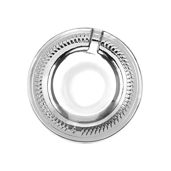 375ML SUPER FLINT GLASS GLACIER SPIRITS BOTTLE ROUND - 28-400 NECK-detail image