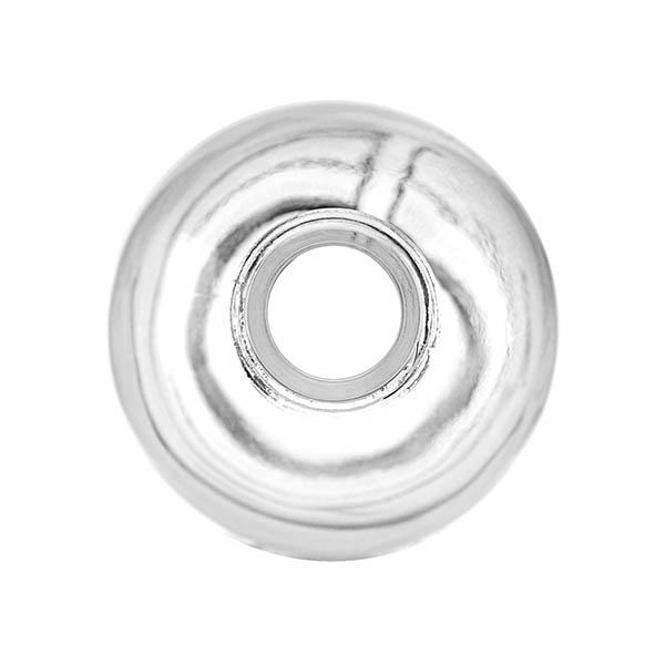 375ML SUPER FLINT GLASS GLACIER SPIRITS BOTTLE ROUND - 28-400 NECK-detail image