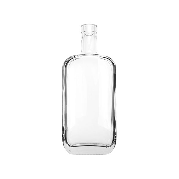 750ML FLINT GLASS NASHVILLE SPIRITS BOTTLE BAR TOP - 21.5MM NECK