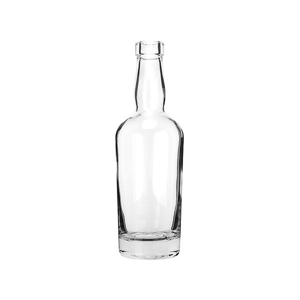 375ML FLINT GLASS TENNESSEE BAR TOP SPIRITS BOTTLE -  18.5MM NECK