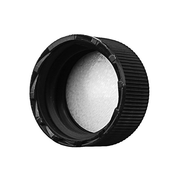18-400 BLACK PP RIBBED SIDE / MATTE TOP CLOSURE - PE FOAM LINER-detail image