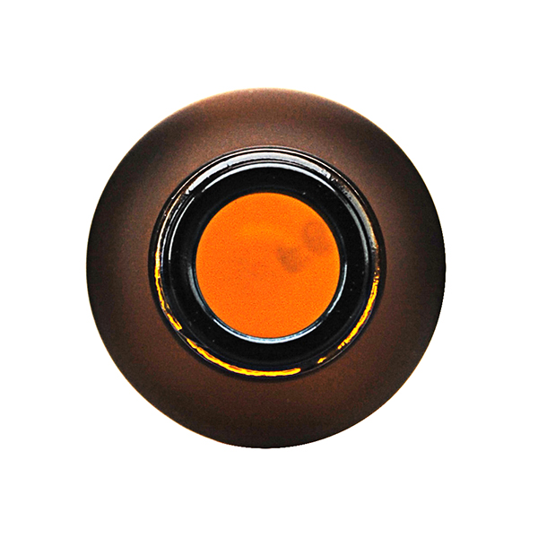 1OZ AMBER GLASS FROSTED BOSTON ROUND - 20-400 NECK-detail image