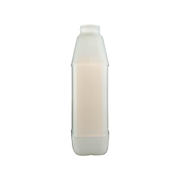 32OZ NATURAL HDPE F-STYLE BOTTLE RECTANGULAR WITH 33-400 NECK FINISH-detail image