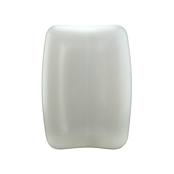 64OZ NATURAL HDPE F-STYLE BOTTLE RECTANGULAR WITH 38-400 NECK FINISH-detail image